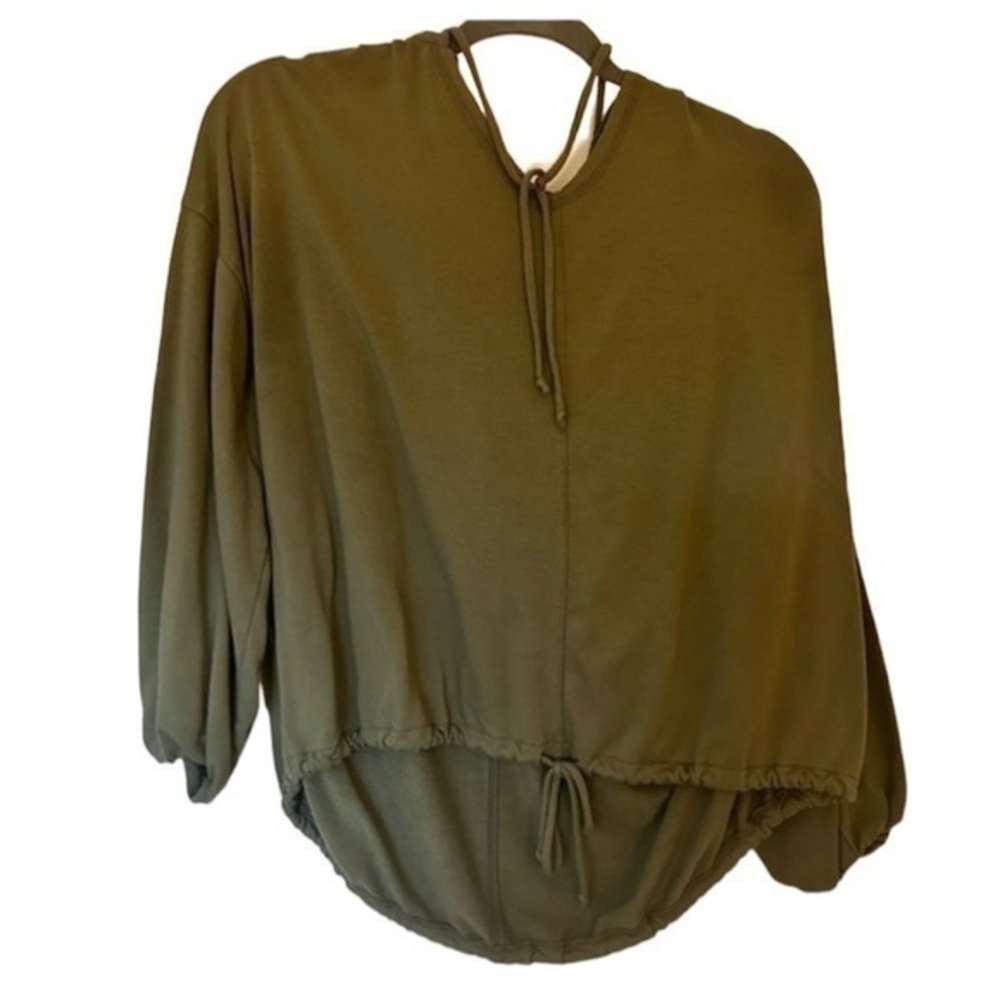 AERIE HOODED LONG SLEEVE SHIRT / size small